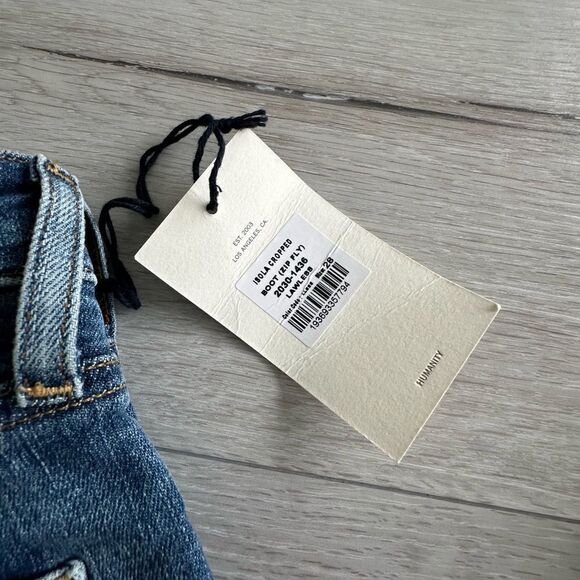 Citizens of Humanity "Isola" cropped bootcut jeans Dark Wash‎ 28 NWT - Picture 7 of 9